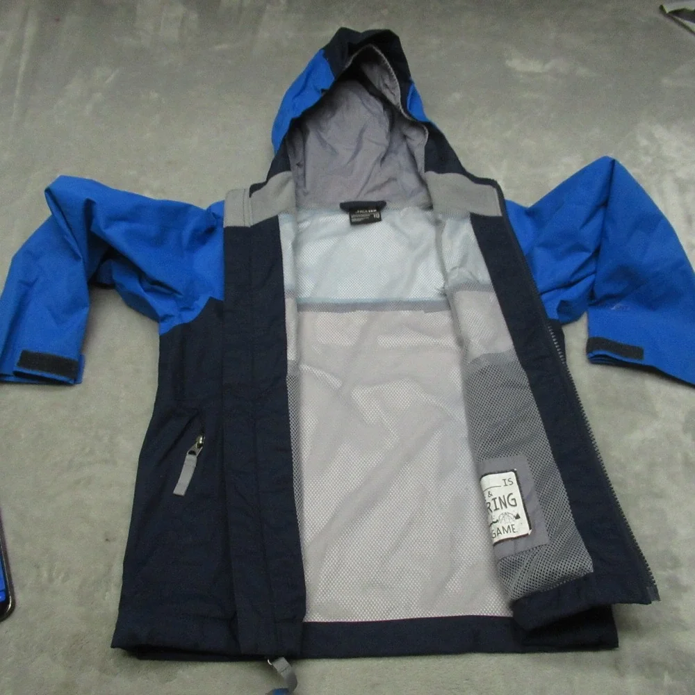 North Face Jacket Boy XXS 5 Blue Chimborazo Triclimate Hood Insulated Waterproof - Picture 4 of 14